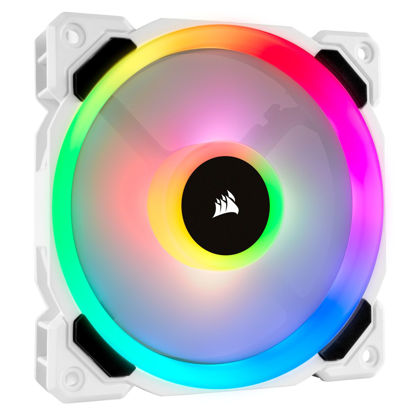 CORSAIR CO-9050091-WW LL120 RGB 120mm DUAL LIGHT LOOP RGB LED PWM WHITE FAN resmi