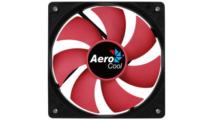 AEROCOOL Force 12cm Kırmızı Sessiz Fan AE-CFFR120RD resmi