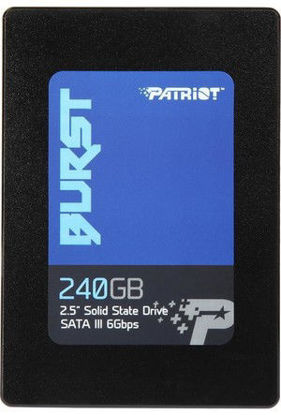 PATRIOT 240GB BURST Sata 3.0 560-540MB/s 7mm 2.5" Flash SSD resmi