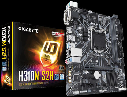 GIGABYTE H310M-S2H Intel H310 Soket LGA1151 DDR4 2666 MHz HDMI DVI VGA Anakart resmi